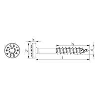 A2 Stainless Steel Pan Head Screws | Partial Thread | 4.5mm Diameter | 80mm Length | @Pack of 100 | by Wurth
