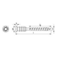 Jamo 4 CS Screw | Adjustable Distance Mounting | Zinc-Plated Steel | 100 PCS | by Wurth