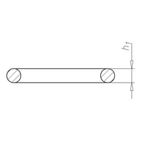Black NBR70 Round Cord | Shore A Hardness 70 | Oil & Chemical Resistant | @1 of 1 | by Wurth