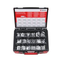 Sealing Ring Assortment 525 Pieces | Aluminium | DIN 7603 Standard | Heat Resistant to 300°C | by Wurth