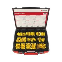 Screw Plug GPN 700 Set | 452 Pieces | High-Density Polyethylene | Yellow Color | by Wurth
