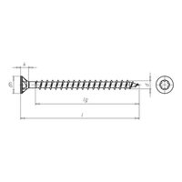 ASSY® D Plug Screw Countersunk Head | Hardened Steel | Zinc Plated | 100 PCS | by Wurth