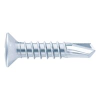 Self-Drilling Window Construction Screw | Raised Countersunk Head | Zinc-Plated Steel | PH Drive | @Pack of 6000 | by Wurth