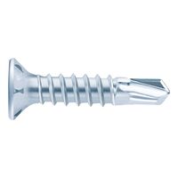 Window Construction Screw | Self-Drilling & Countersunk Milling Head | FEBOS®plus Steel | Zinc-Plated | @Pack of 4000 | by Wurth
