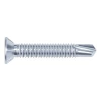 Window Construction Screw | Self-Drilling & Countersunk Milling Head | Zinc-Plated & Blue Passivated | @Pack of 8000 | by Wurth