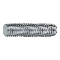 Threaded Rod DIN 976-1 Shape A | M6 Metric Thread | Zinc Plated Steel with Blue Passivation | by Wurth