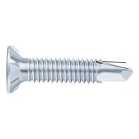 Window Construction Screw | Self-Drilling & Countersunk Milling Head | Zinc Plated Steel | by Wurth