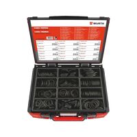 O Ring Imperial Assortment | 330 Pieces in System Case | NBR Material | -30°C to +100°C Temperature Resistance | by Wurth