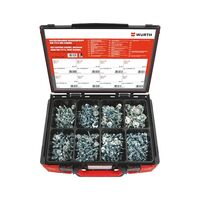 Combi Tapping Screw Assortment | 600 Pieces | Zinc Plated Steel | A2K Finish | by Wurth
