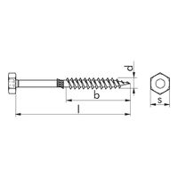 ASSY® 3.0 Combination Timber Screw | Hexagon Head | Glide-Coated Coarse Thread | Zinc Plated | @Pack of 75 | by Wurth