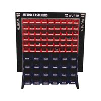 Metric 88 A2K Bolt Rack Package | 2651 Pieces | 78 Bin Rack with Labels | ORSY System | by Wurth