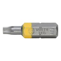 C 6.3 TX Bit (1/4 inch) | TX15 Tip Size | Robust Steel Construction | Short Design | by Wurth