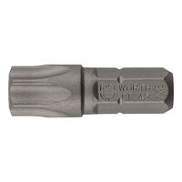 C 6.3 TX45 Bit with Borehole | Durable Steel | 1/4 Inch Hex Drive | by Wurth