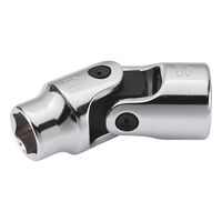 3/8 Inch Cardan Joint Insert Short | Chrome-Plated | Hexagon Head Design | by Wurth