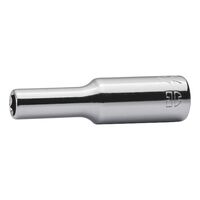 3/8 Inch Socket Wrench Insert | Long Design | Chrome-Plated | POWERDRIV Technology | by Wurth