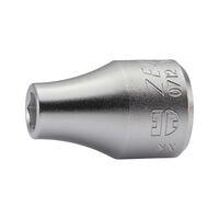 1/2 Inch Socket Wrench Insert Metric | Chrome Plated | Hexagon Design | Durable for Automotive Use | by Wurth