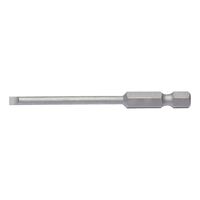 E 6.3 Slotted Bit (1/4 inch) | Robust Design | Fits Standard Mounts | Long Service Life | by Wurth