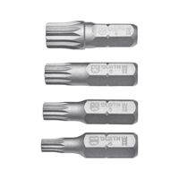 XZN Triple Square Bit Assortment | Includes M4, M5, M6, M8 | Durable Construction | Safe Sort Storage | by Wurth