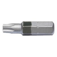 C 6.3 TX25 Bit | Short Design | Robust Steel | Fits 1/4 Inch Hex Drive | by Wurth