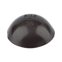 Plastic Cover Cap with Sealing Lip for Pan Head Screw | RoHS-Compliant | Graphite Black | @Pack of 50 | by Wurth