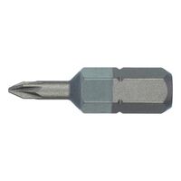 C 6.3 PZ Bit (1/4 inch) for POZIDRIV Screws | PZ0 Tip Size | Optimal Power Transmission | Durable Material | by Wurth