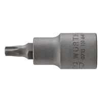 1/2 Inch TX40 Socket Wrench Insert | Short Drive Design | Zinc Phosphated | @Each by Wurth