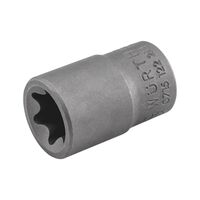 3/8-Inch Socket Wrench Insert | TX Head for Secure Engagement | Chrome-Vanadium Steel | Zinc Phosphated | by Wurth