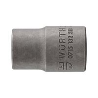 1/2 Inch Socket Wrench Insert TX Head E22 | Chrome-Plated | 38mm Length | by Wurth