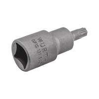 1/2 Inch Socket TX45 | Chrome Plated | Manual Use with DIN 3120 Ratchets | by Wurth