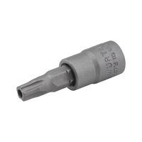 1/4 Inch Socket TX IPR | Internal Square Drive | TX25 Tip | Zinc Phosphated Finish | by Wurth