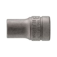 1/4 Inch Socket TX Plus | Internal Square Drive | TX-Plus E7 Tip | Zinc Phosphated | by Wurth