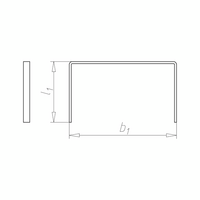 Staples for Hand Held Stapler & Hammer Tacker | 8mm Zinc Plated Steel | Universal Compatibility | @Pack of 5000 | by Wurth