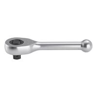 3/8 Inch Fully Manual Ratchet | Freewheel Function | Chrome Molybdenum Steel | Short Design | by Wurth
