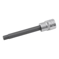 3/8 Inch Socket Wrench | Chrome-Plated Steel | Knurled Design for Better Grip | Long Series for Extra Reach | by Wurth