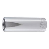 3/8 Inch Socket Wrench | Long Design | Chrome Plated | Durable Steel | by Wurth