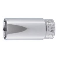 3/8 Inch Socket Wrench | Long Design | Chrome Plated | Durable Steel | by Wurth