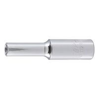 1/4 Inch Socket Wrench | Long Design | Chrome Plated Steel | Durable | by Wurth