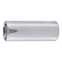 1/4 Inch Socket Wrench | Long Design | Chrome Plated | Durable Steel | by Wurth