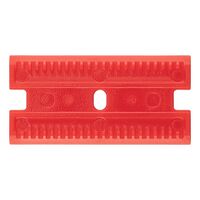 Plastic Scraper Blade | Durable Polyoxymethylene | Gentle on Delicate Surfaces | @Pack of 50 | by Wurth