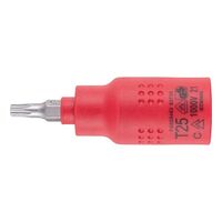 VDE 3/8 inch TX Socket Wrench | Insulated for Live Parts | Chrome-Vanadium Steel | by Wurth