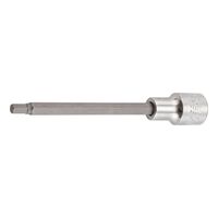 1/2 Inch Socket Wrench | Extra Long Design | Chrome Plated | 6mm Hex | by Wurth
