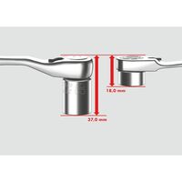 1/4 Inch Socket Wrench Insert | 11mm Hex Tip | Bi-Drive Design | Black Chrome Plated | by Wurth