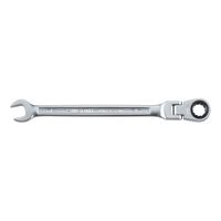Inch Ratchet Combination Wrench | POWERDRIV® Drive | Flexible 180° Joint | Chrome Plated Finish | by Wurth