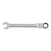 Inch Ratchet Combination Wrench | POWERDRIV® Drive | Flexible 180° Joint | Chrome Plated Finish | by Wurth