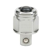 Pass Through Ratchet Adapter for 3/8 Inch Socket Wrench | Chrome Plated | Durable & Efficient Fastening | @Each of 1 | by Wurth