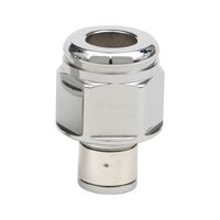 Pass Through Ratchet Adapter for 1/4 Inch Bits | Chrome Plated & Polished | Durable Design | by Wurth