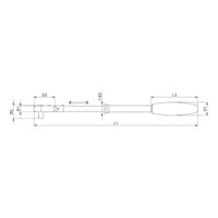 1/2 Inch Jointed Head Ratchet Extendable | Chrome-Vanadium Steel | Flexible Rotating Head | @Each by Wurth