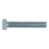 Hexagon bolt with thread up to the head ISO 4017, steel 10.9, zinc-plated, blue passivated (A2K)