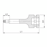 1/2-Inch Impact Socket Wrench Insert | TX30 Tip Size | Forged Steel | Burnished Finish | by Wurth