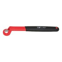 VDE Metric Box End Wrench 17MM Offset | Insulated for Live Parts | Chrome-Vanadium Steel | by Wurth